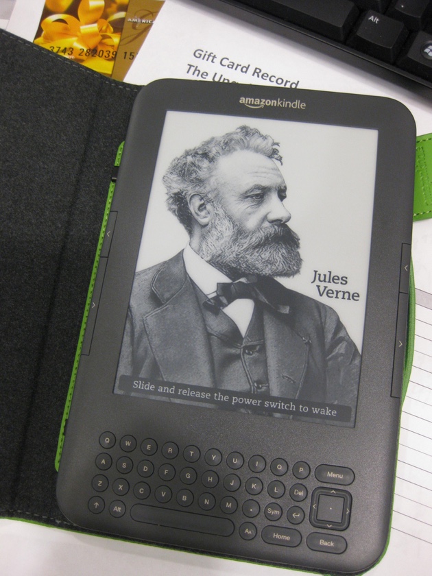 On trouve des livres de Jules Verne sur Kindle